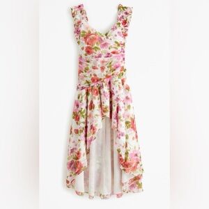 NWT Abercrombie & Fitch Floral Pink and Green Dress size XXLP
